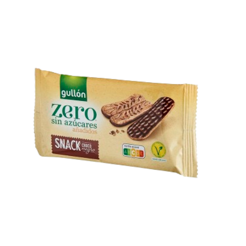 Snack choco negro zero (Gullón)